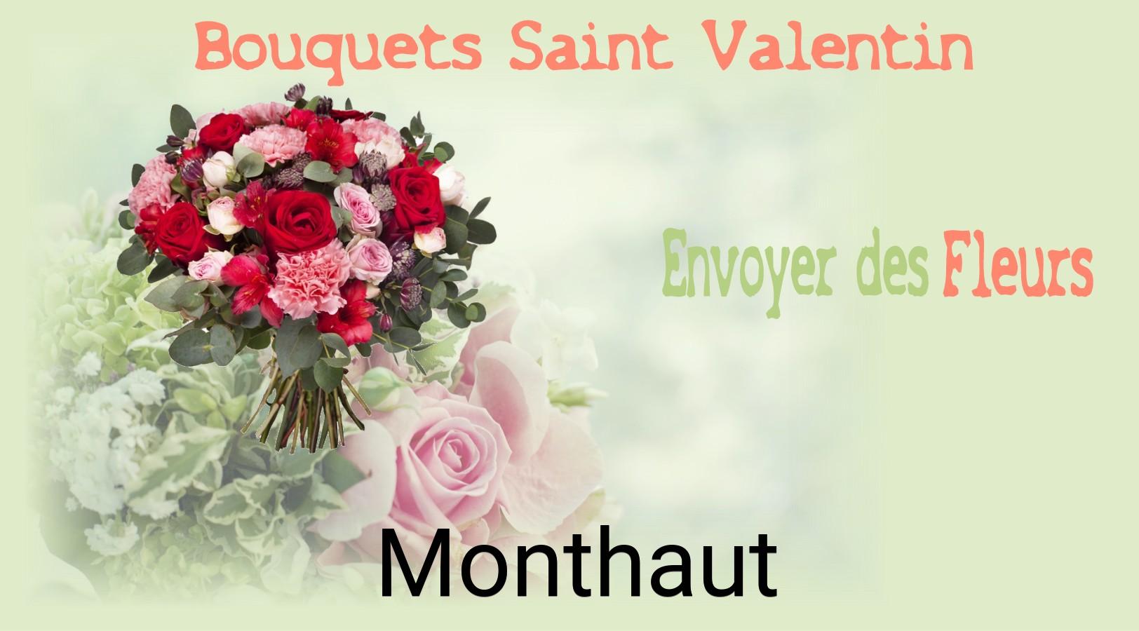 Roses de Saint-Valentin livrées à Monthaut